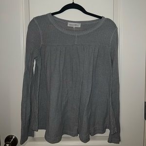 Cozy Waffle Knit Babydoll Long Sleeve